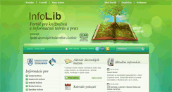 Desktop Screenshot of infolib.sk